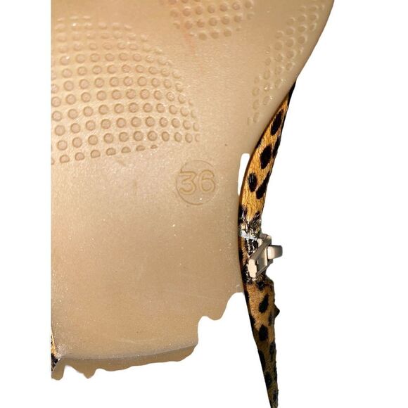 Women's Eric Michael, Lynx Ankle Boot Size 36 EU 6 US Leopard Boots - Picture 3 of 7